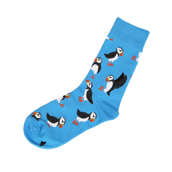 Puffin Blue Socks