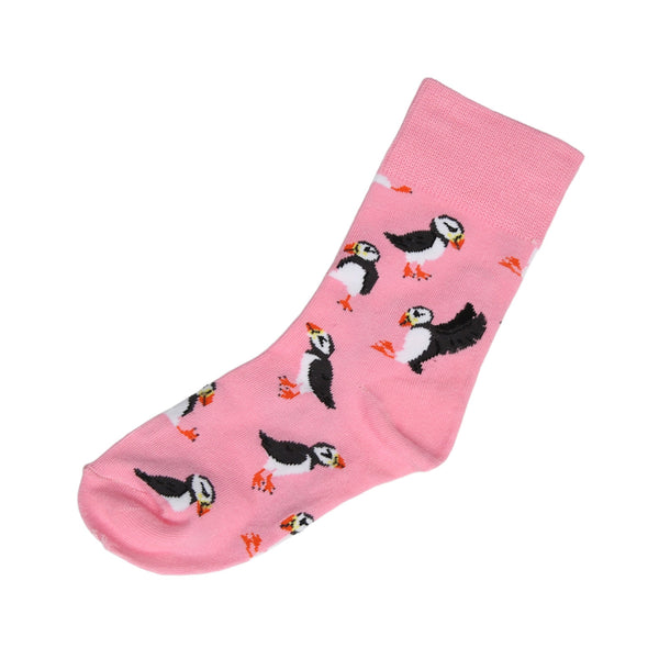 Puffin Pink Socks
