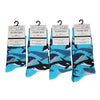 Whale blue socks