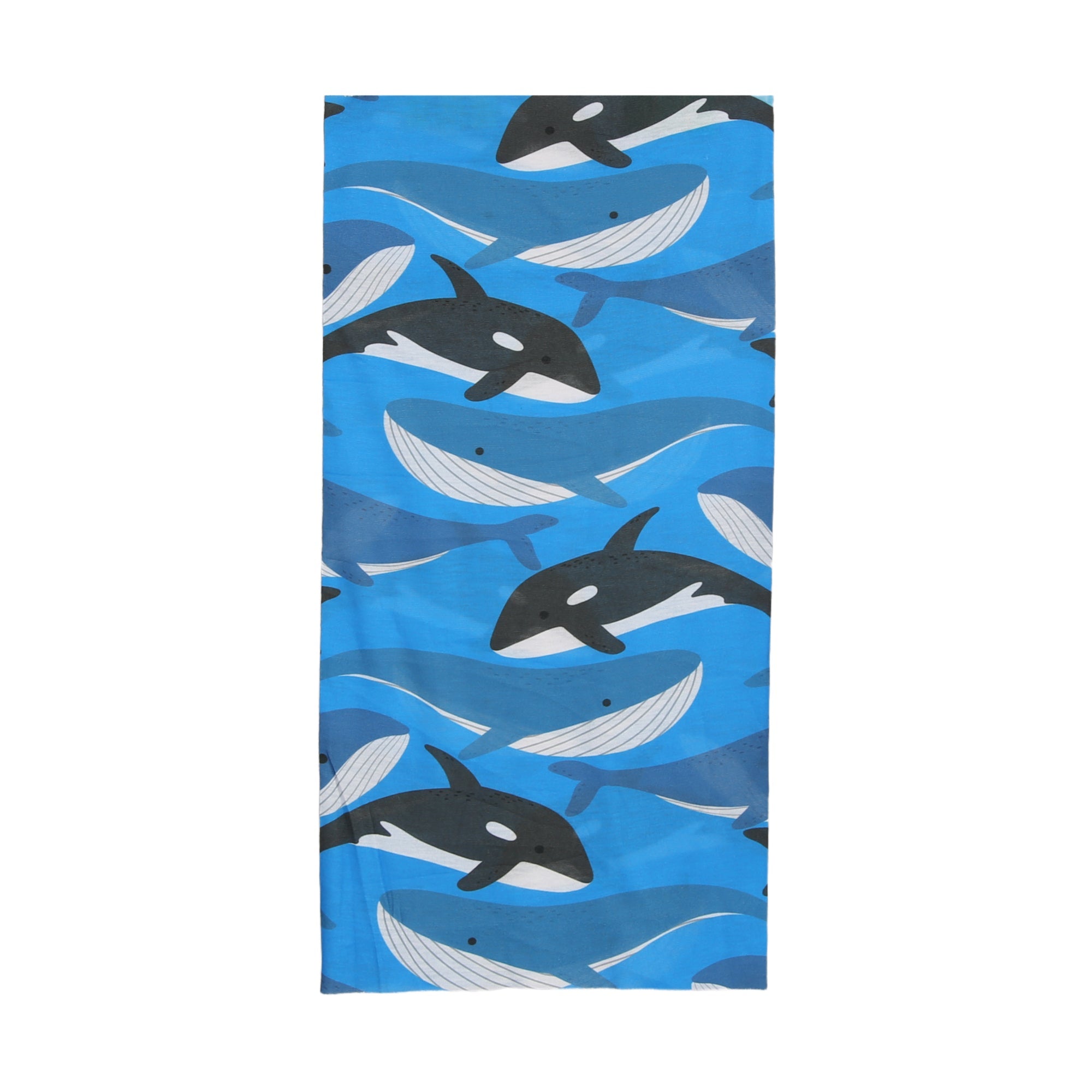 Whale blue Bandana/buff