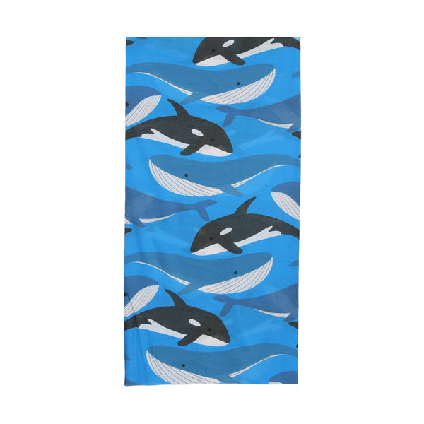Whale blue Bandana/buff