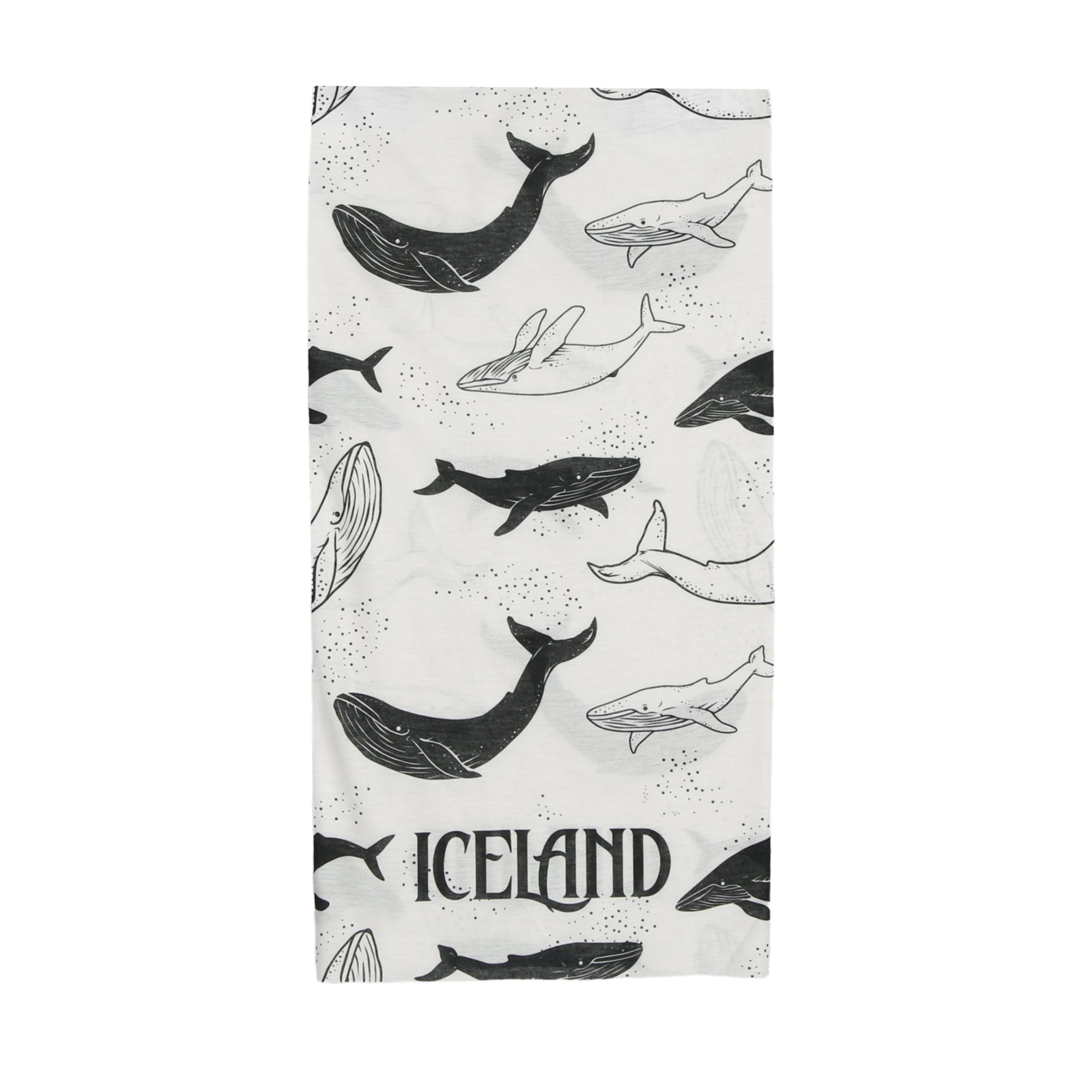 Whale white Bandana/buff