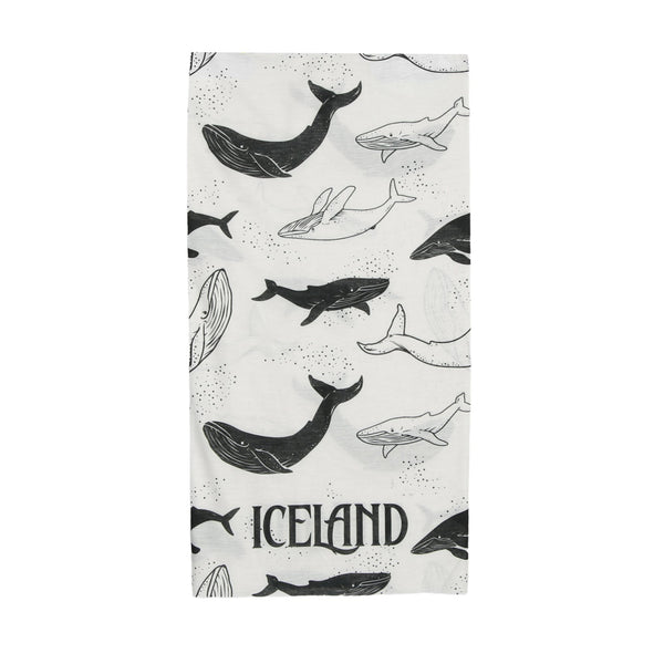 Whale white Bandana/buff
