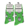 Sheep Green Socks