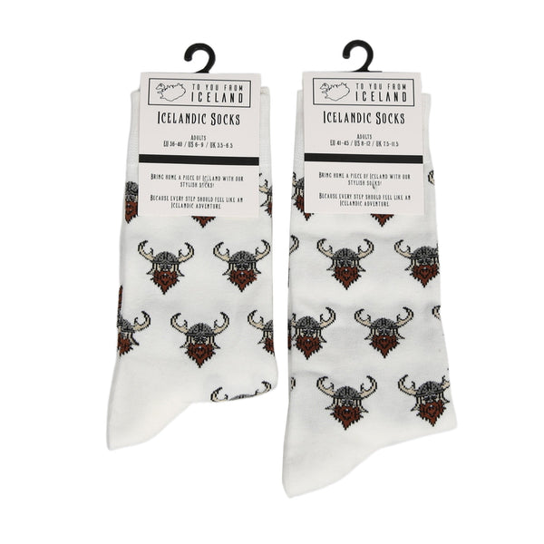 Viking white socks